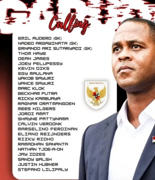 Ilsutrasi 27 nama pemain Timnas Indonesia yang dipanggil Patrick Kluivert.  [Instagram]